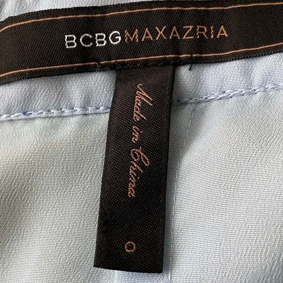 BCBG MaxAzria Blue Green Halter Maxi Dress - Picture 6 of 8